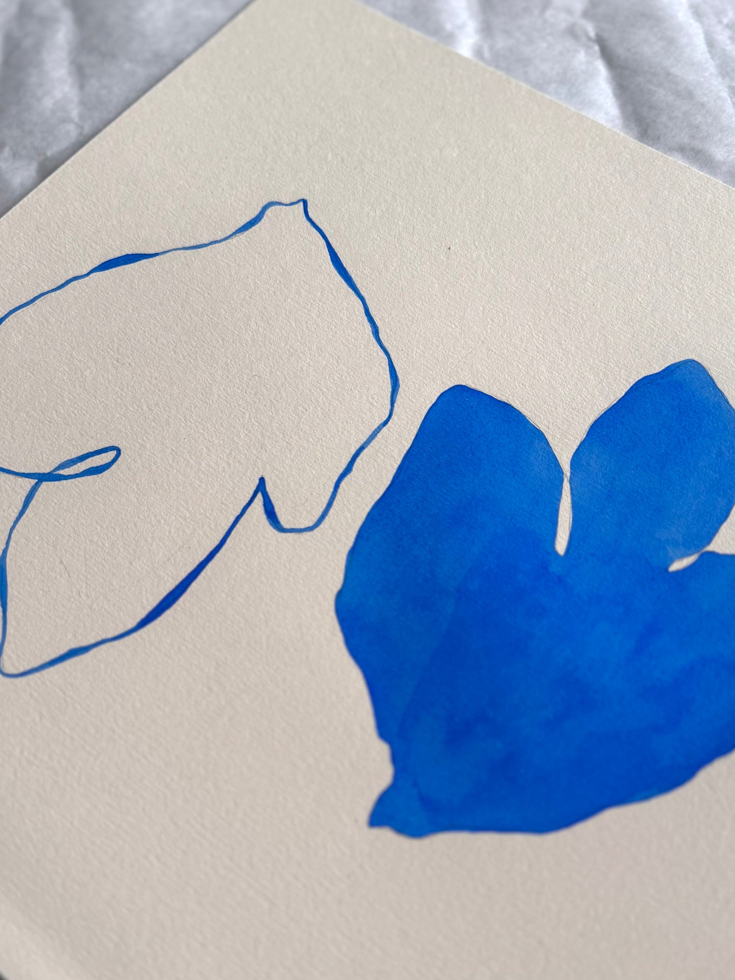 Le bleu du ciel 07 - 30 x 30 cm