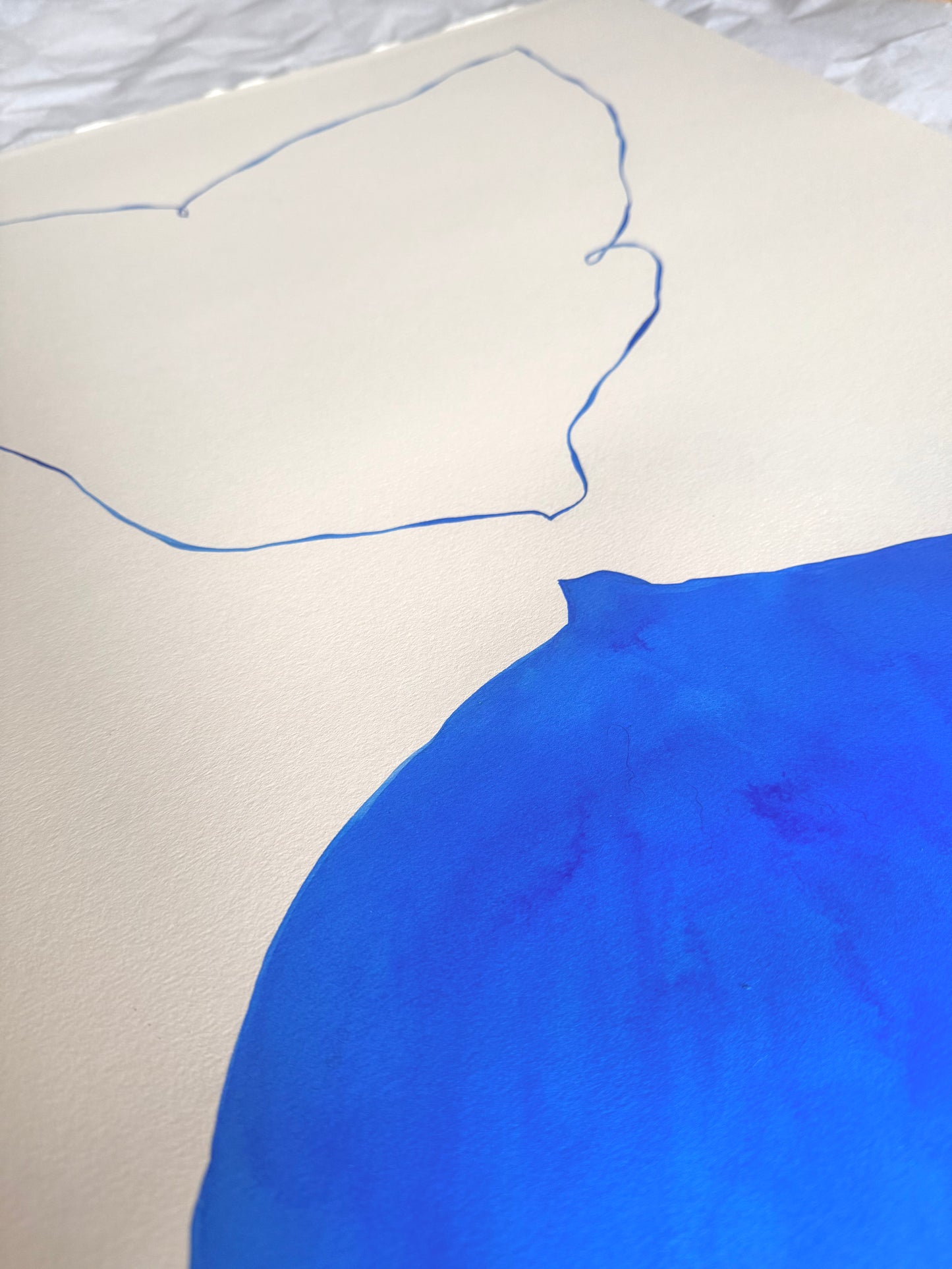 Le bleu du ciel 07 - 50 x 70 cm