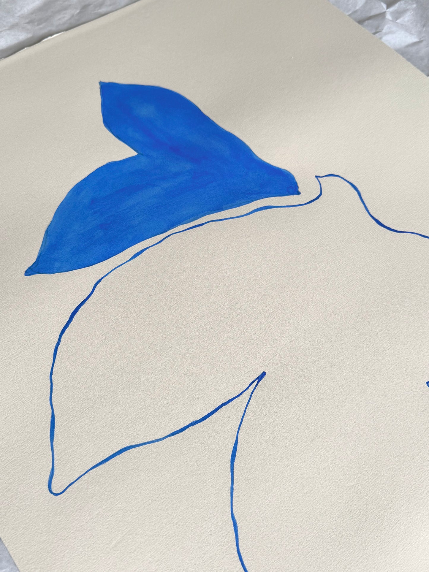 Le bleu du ciel 09 - 50 x 70 cm