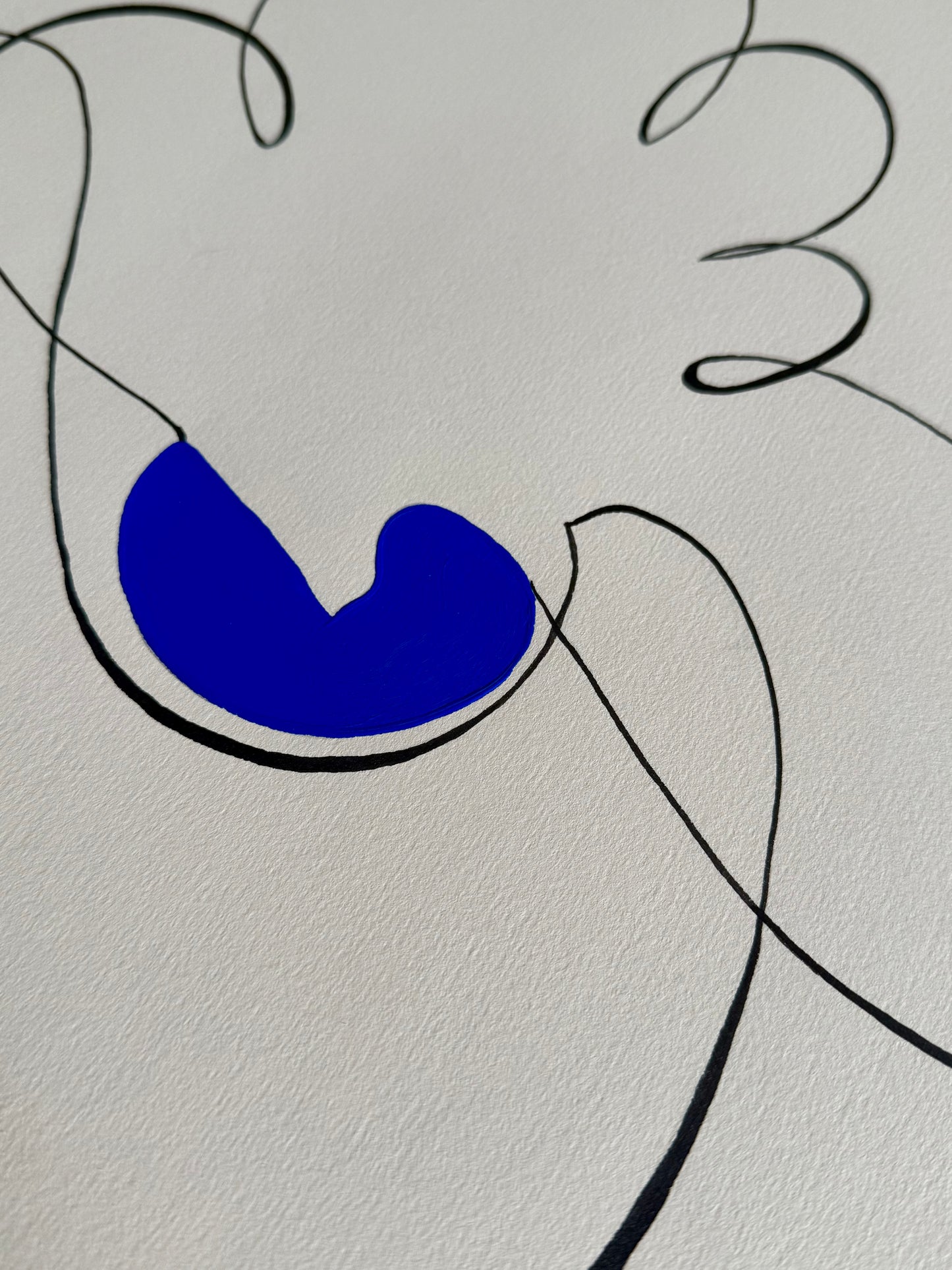 Soleil bleu 05 - 40 x 50 cm