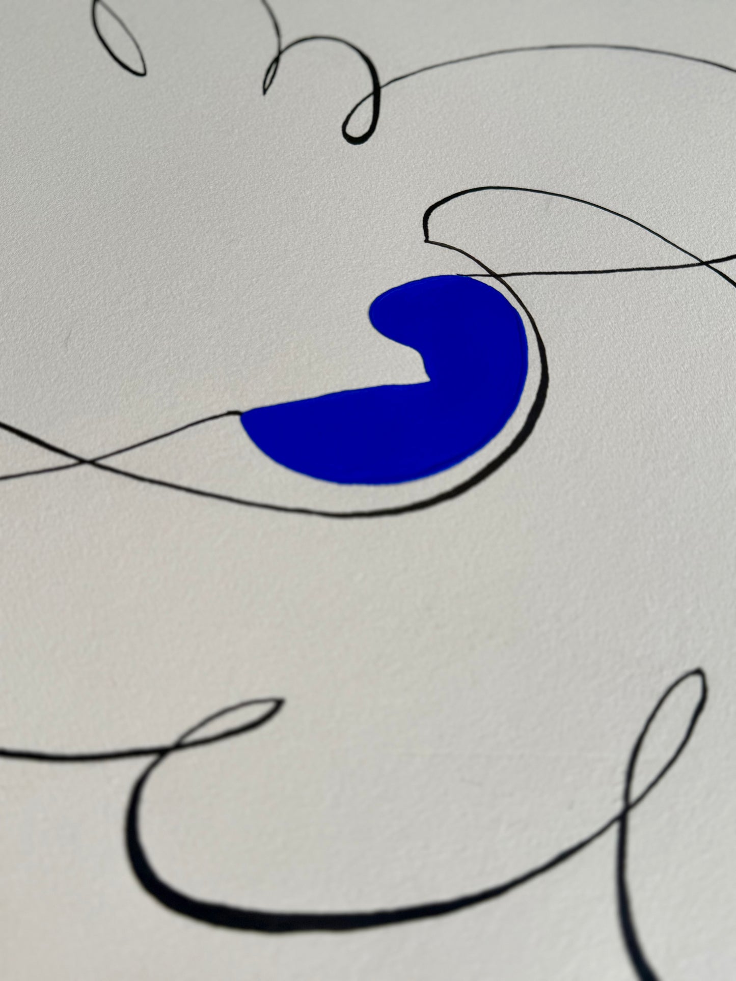 Soleil bleu 05 - 40 x 50 cm