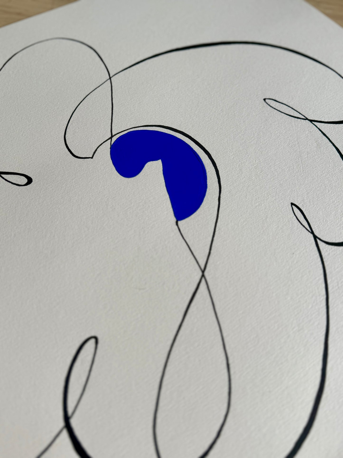 Soleil bleu 05 - 40 x 50 cm