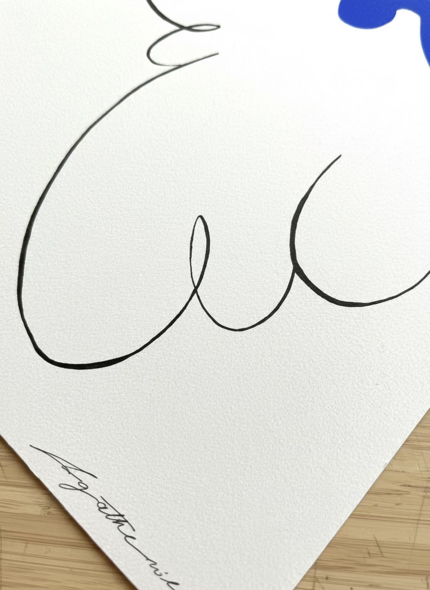 Soleil bleu 01 - 30 x 40 cm