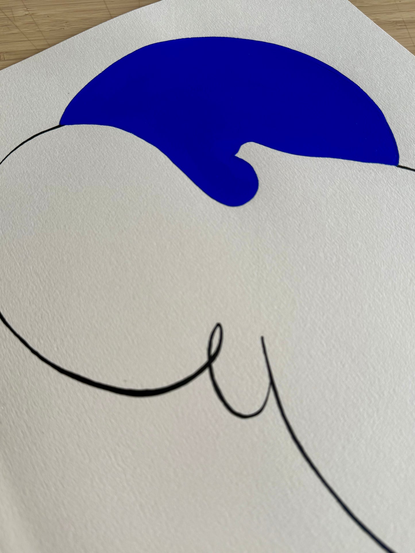 Soleil bleu 02 - 30 x 40 cm