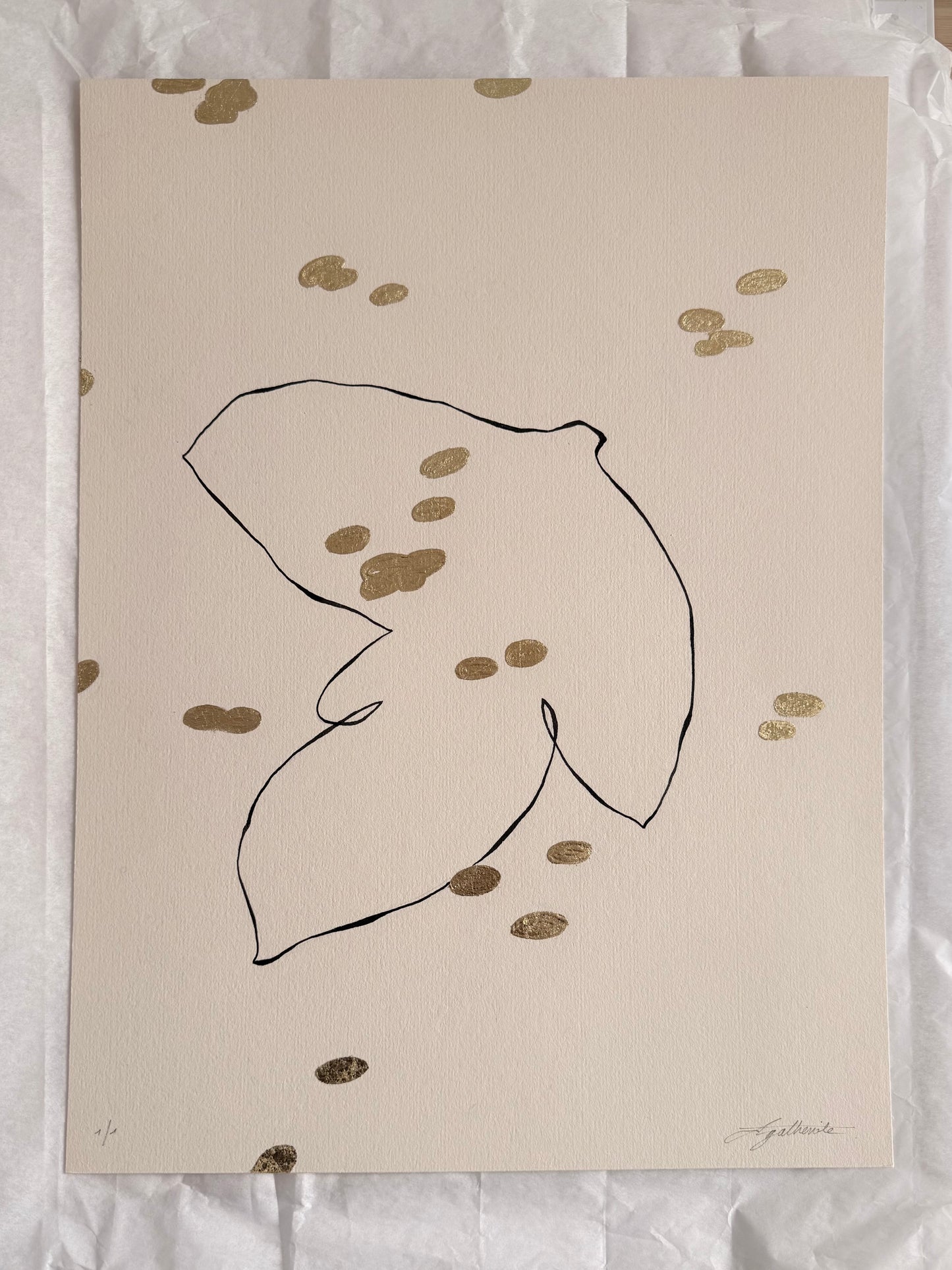 Le reflet du ciel - 30 x 40 cm