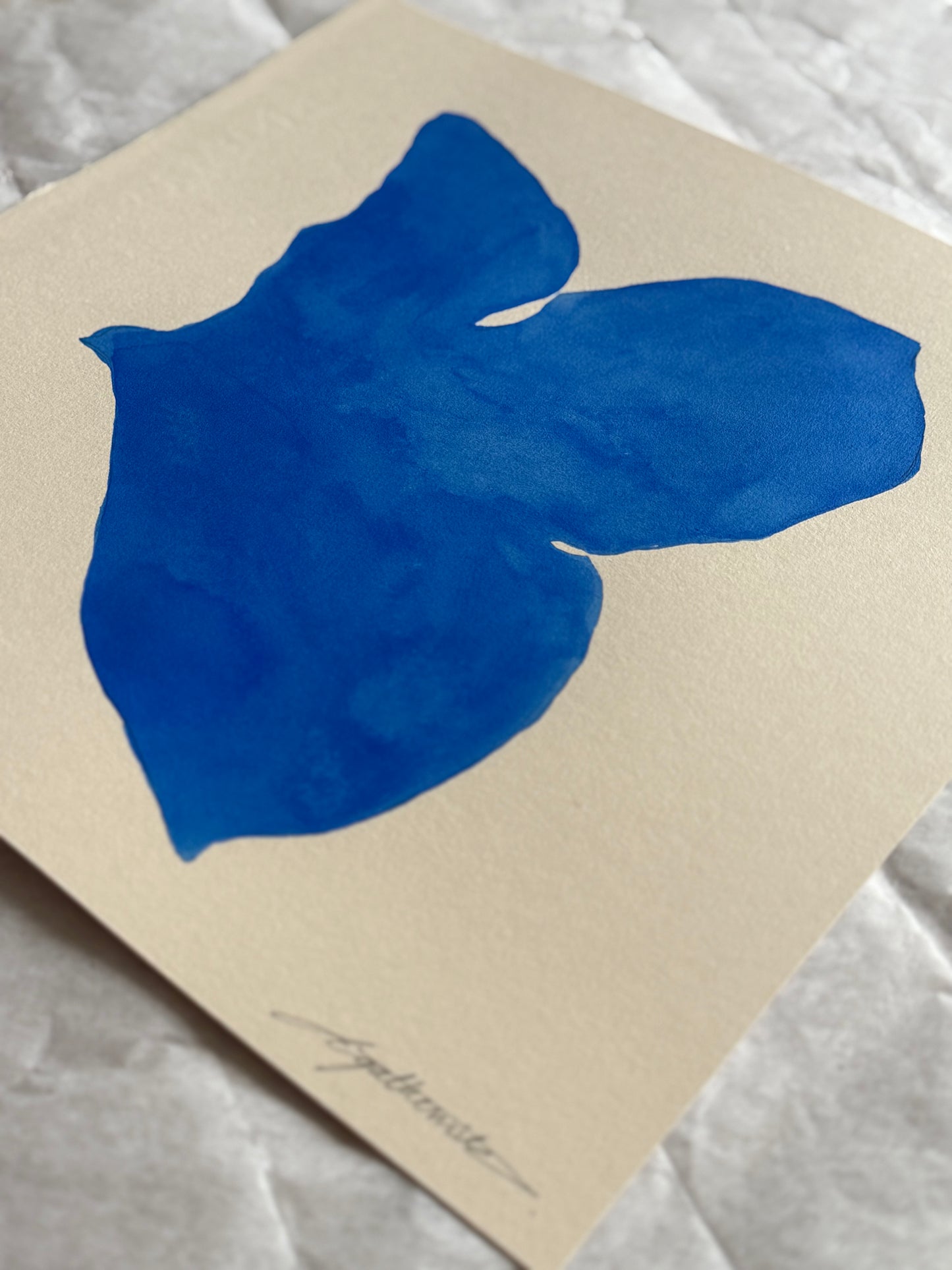 Le bleu du ciel 02 - 30 x 30 cm