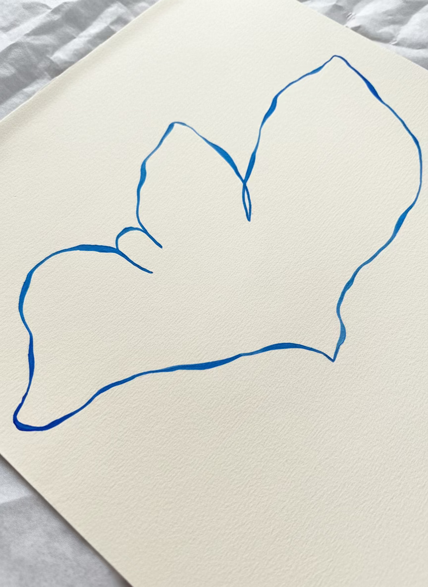 Le bleu du ciel 03 - 30 x 30 cm