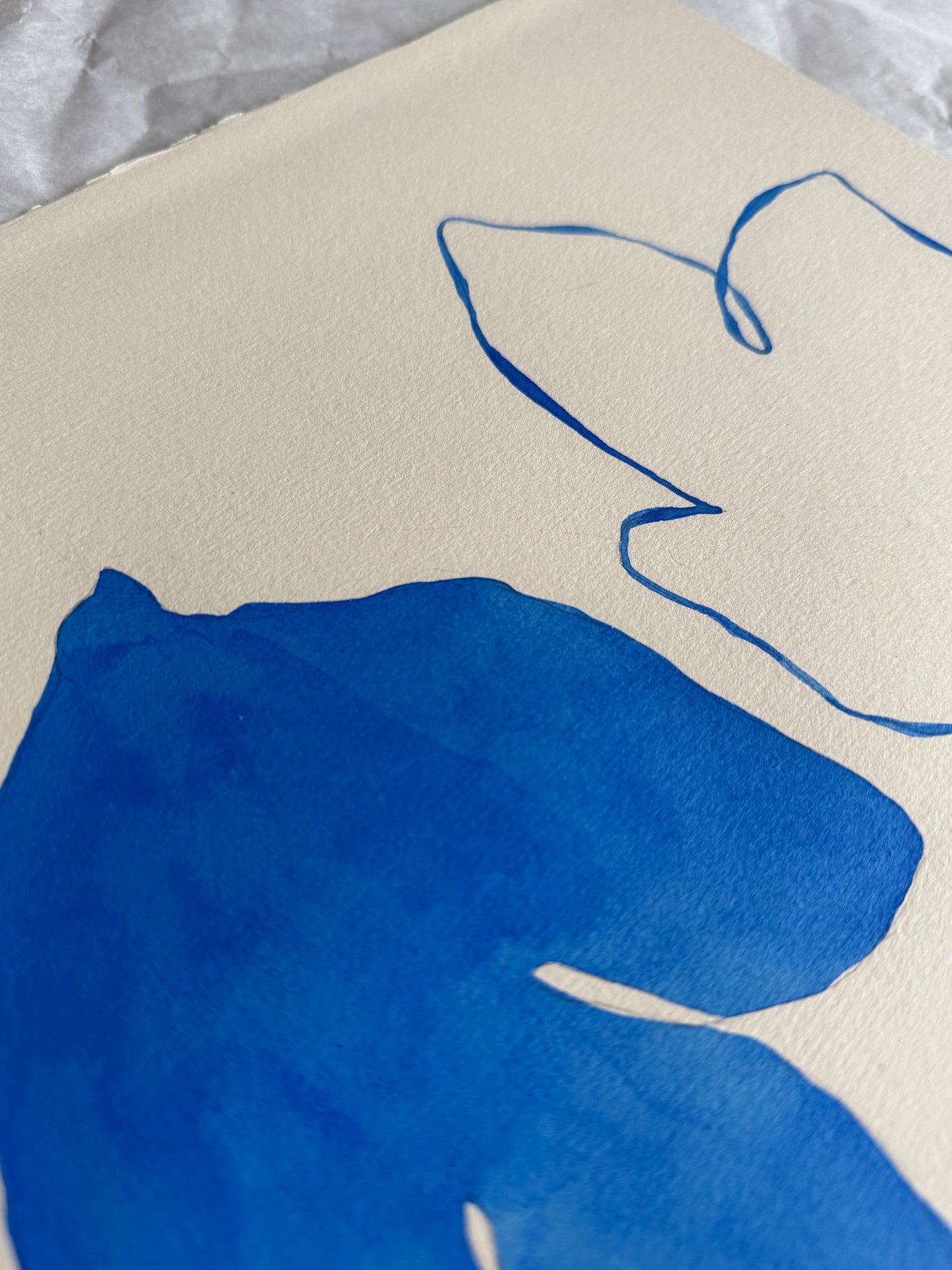 Le bleu du ciel 07 - 30 x 30 cm