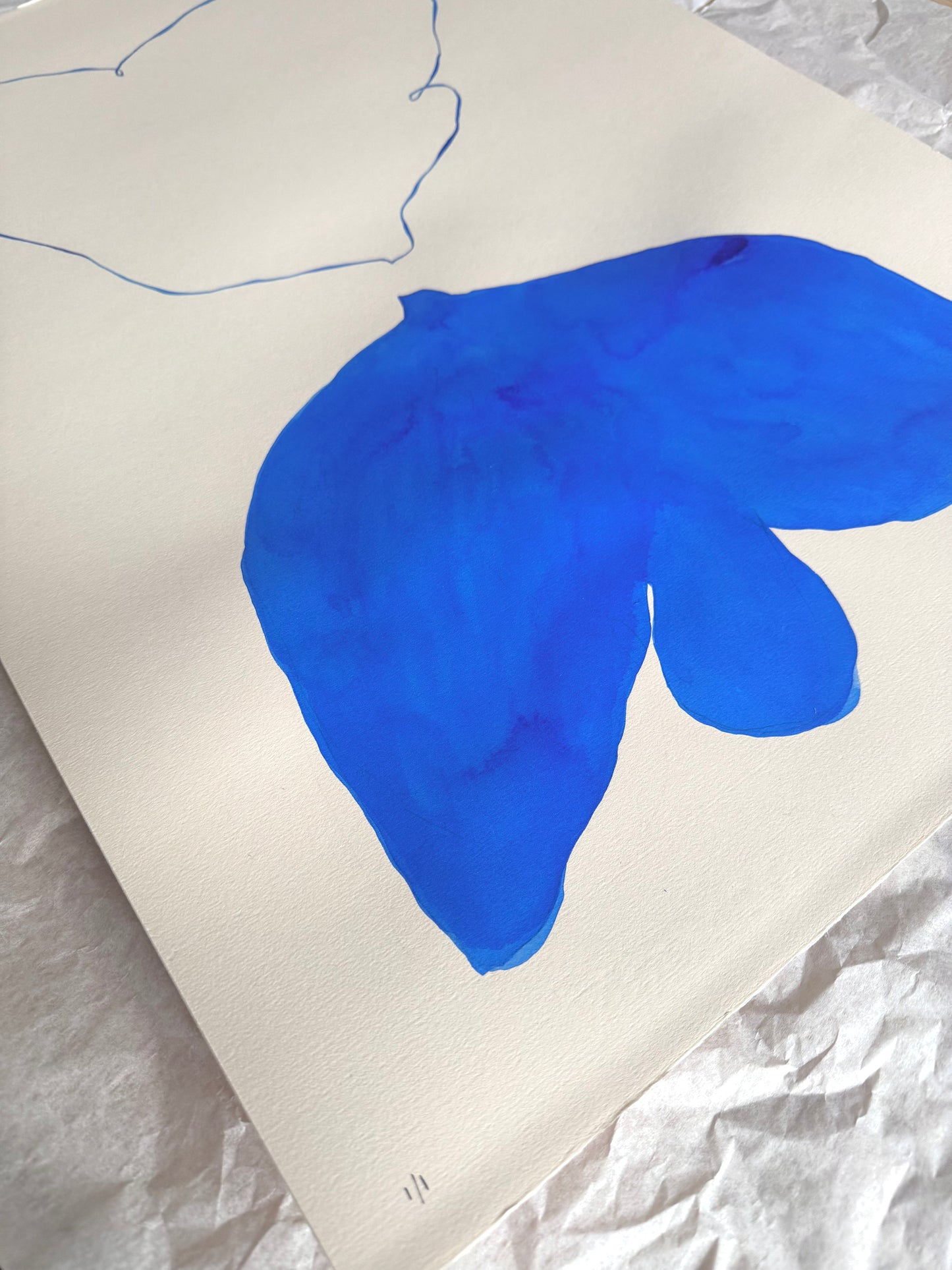 Le bleu du ciel 07 - 50 x 70 cm