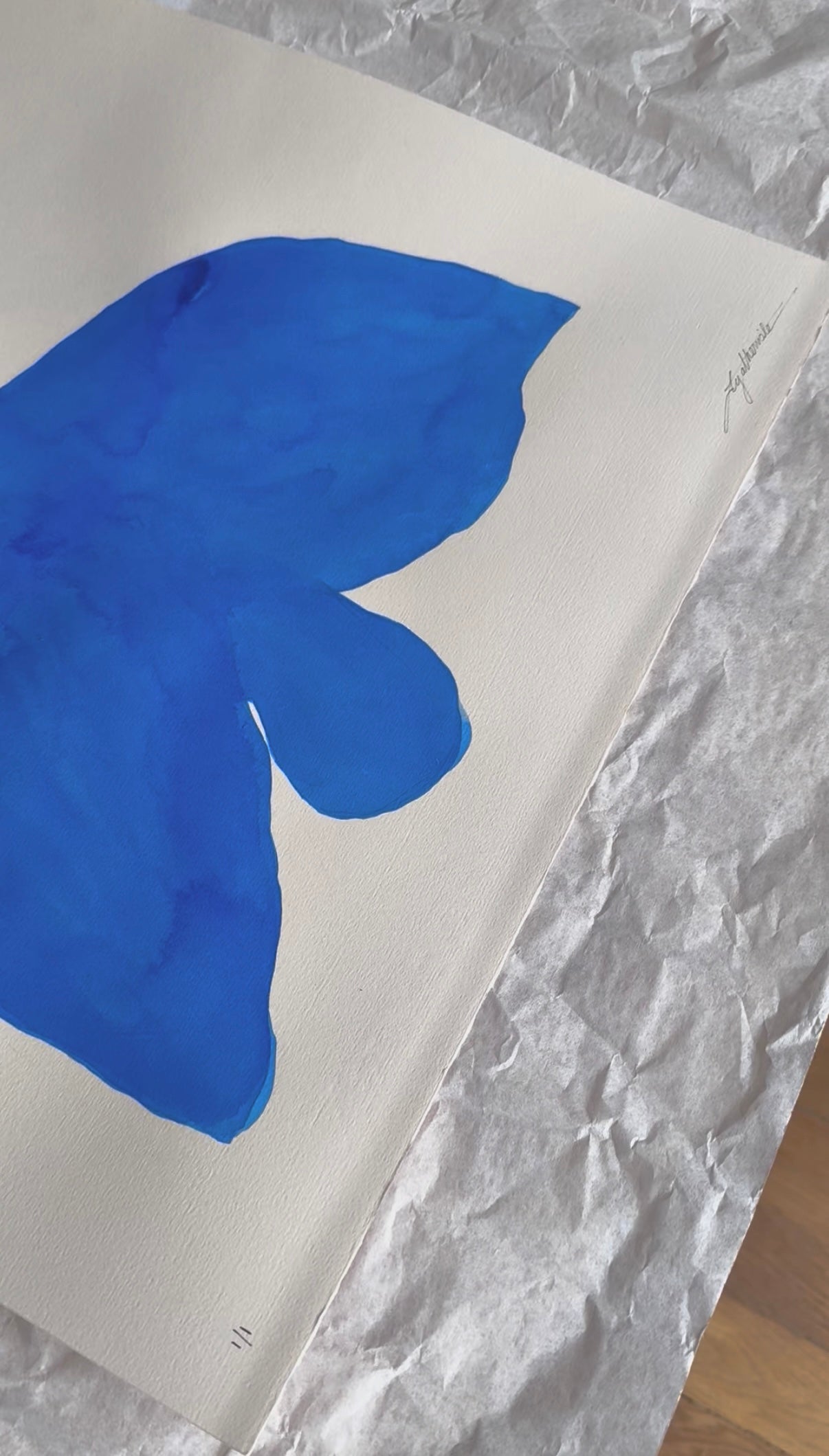 Le bleu du ciel 07 - 50 x 70 cm