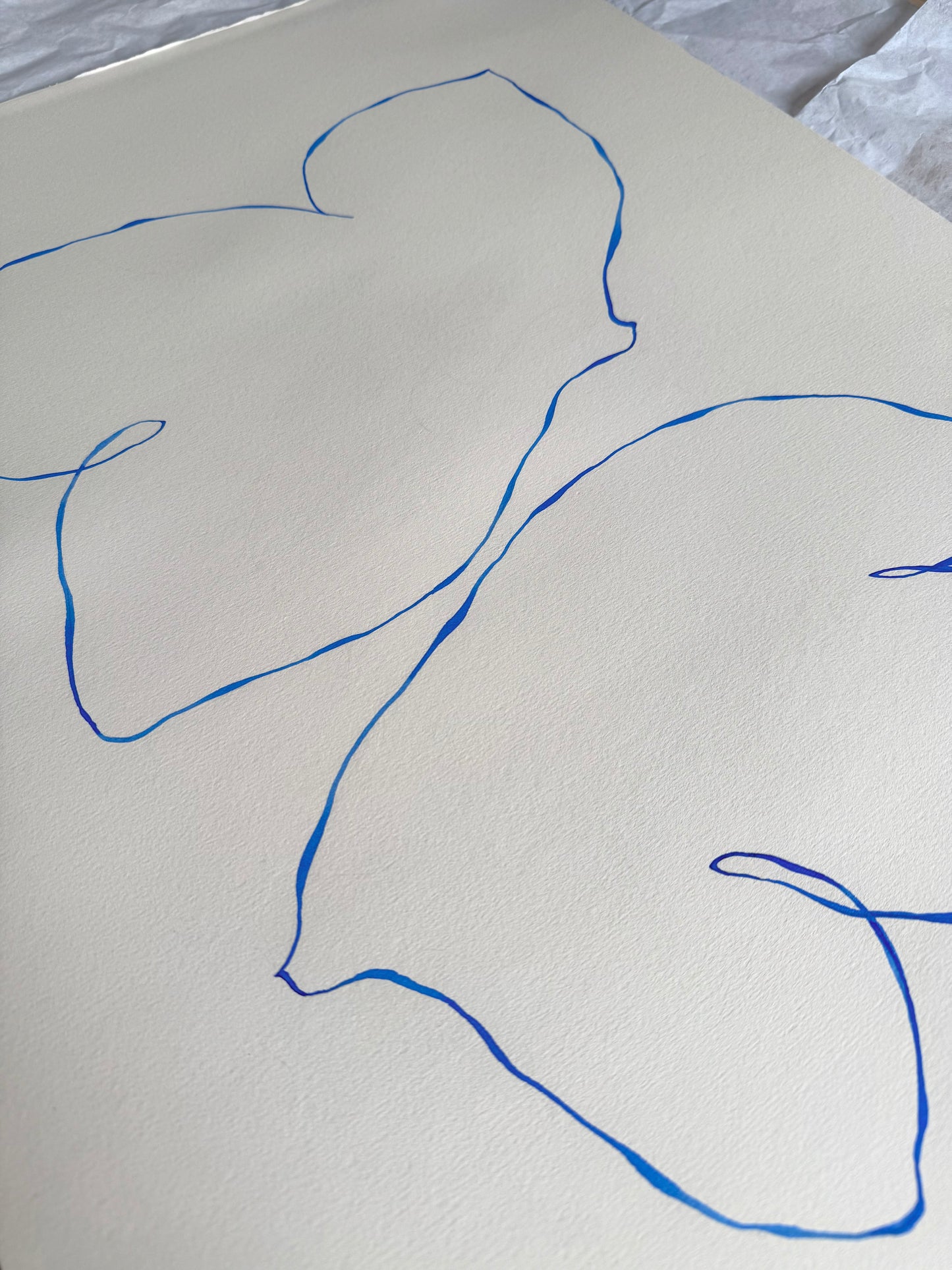 Le bleu du ciel 08 - 50 x 70 cm