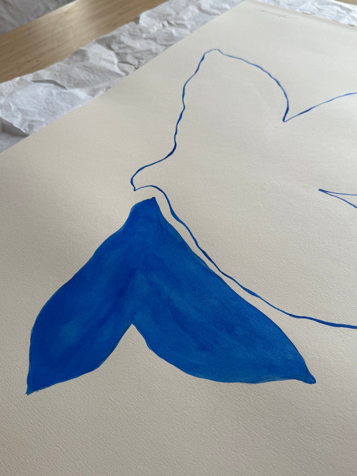 Le bleu du ciel 09 - 50 x 70 cm