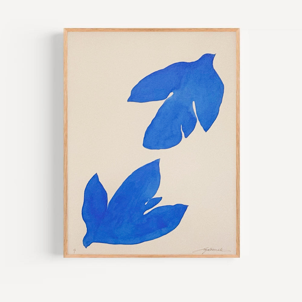 Le bleu du ciel 01 - 30 x 40 cm